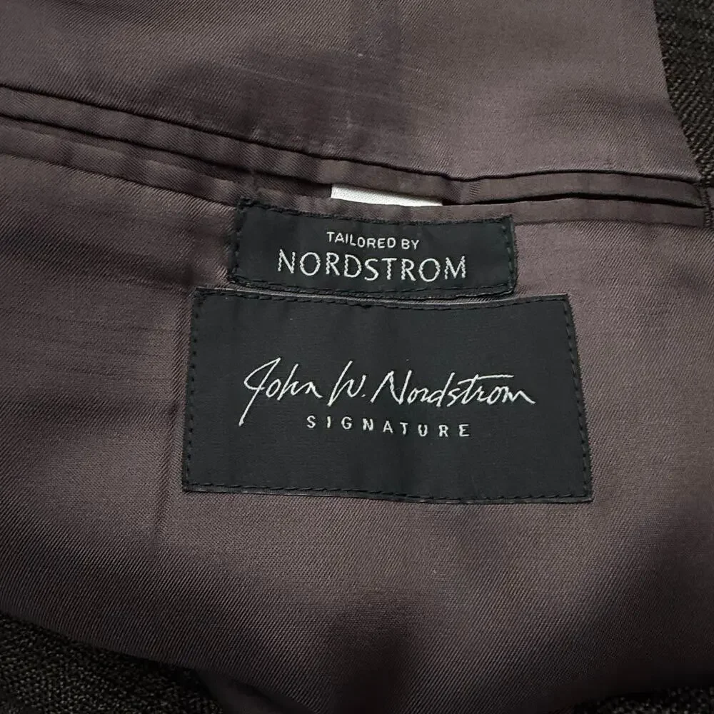 Loro Piana Cashmere Blazer Mens 48 L Brown Windowpane Sport Coat John Nordstrom